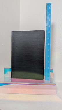 Shizen Design Black Blank Journal Notebook Plain Pages Writing Sketching Notes